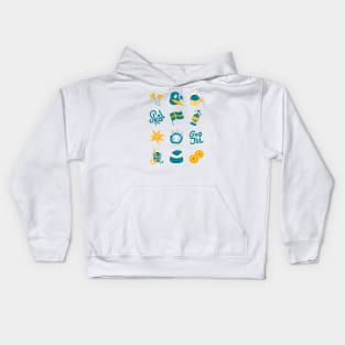 Swedish Winter Holidays Kids Hoodie